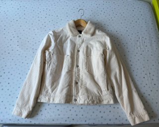 Cazadora de pana beige hombre
