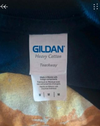 T-shirt Gildan Baby Yoda Tamanho M