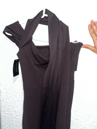 Vestido largo fiesta negro nuevo