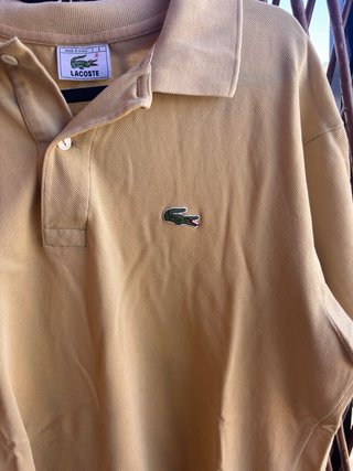 Polo Lacoste Amarillo mostaza