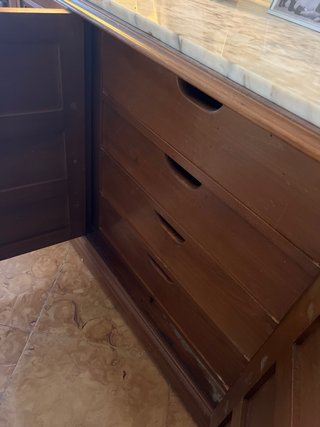 Aparador clásico Comedor Madera Mármol