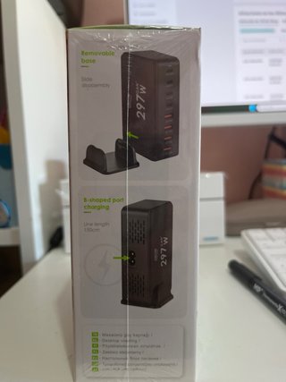 Cargador Green 297W 8 en 1 USB-C GAN3