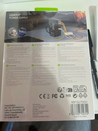Cargador Green 297W 8 en 1 USB-C GAN3