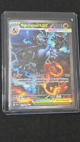 Carta Pokémon Mega Charizard X EX 125/094