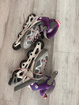 Patines en línea Decathlon Junior Morado