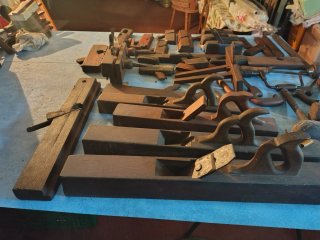 Lote herramientas carpintería manuales antiguas