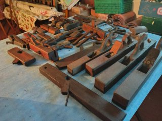Lote herramientas carpintería manuales antiguas