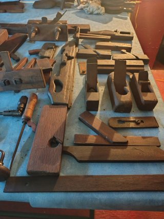 Lote herramientas carpintería manuales antiguas