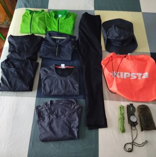 Material de montaña, senderismo, bushkraft