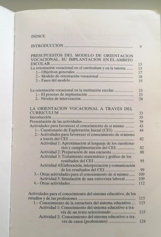 La Orientación Vocacional por el curríc. y tutoria