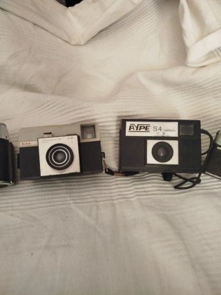 Lote 5 vecchie fotocamere