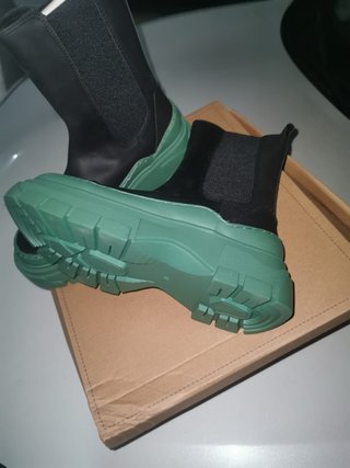 Botas Chelsea Verdes y Negras