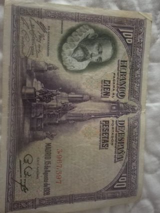 Billete 100 Pesetas Banco de España 1931