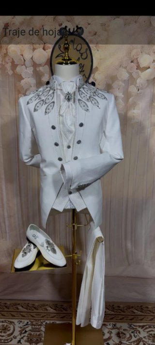 Traje de Novio Blanco Nuevo talla 60