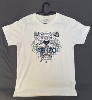 Camiseta Kenzo Tigre Blanco Talla M