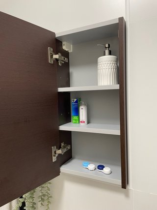 Armario de baño madera