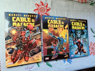 Cable y Masacre Completa. Marvel Monster.