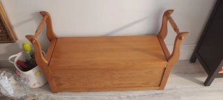 Baúl madera maciza