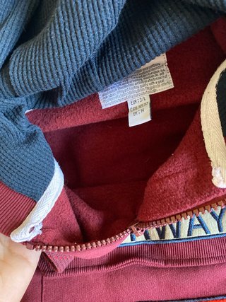 Sudadera Geographical Norway Granate.  Talla 3/L