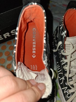Zapatillas Converse Talla 43 de letras