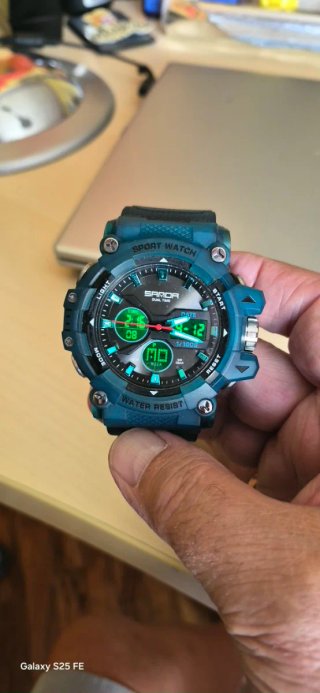 Orologio Samdaa Sport Dual Time Blu