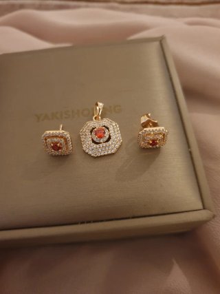 Conjunto YAKISHONG chapado oro 18k
