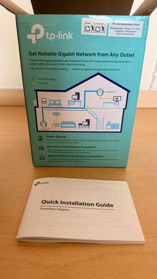 TP-Link AV1000 Powerline Gigabit presa passante