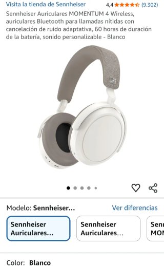 Sennheiser Momentum 4 Auriculares Bluetooth