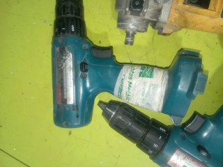2 Taladros Makita y 1 Amoladora Dewalt para piezas
