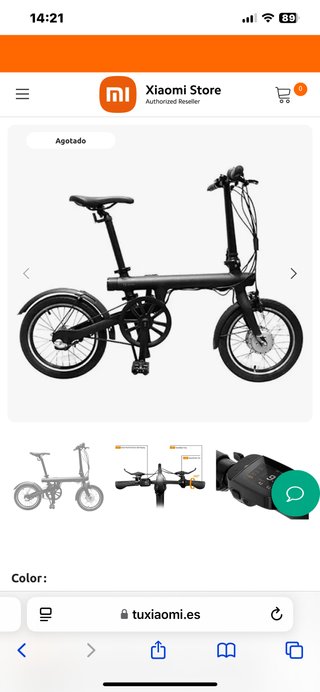 Xiaomi Qicycle Smart Bicicleta Eléctrica