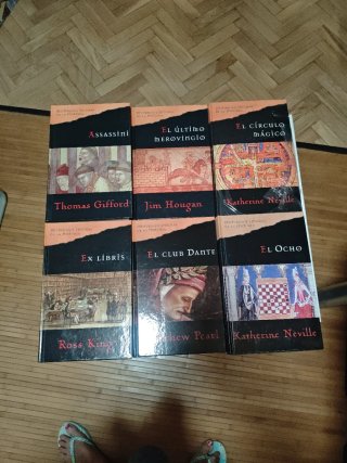 Lote de 6 novelas de misterio histórico