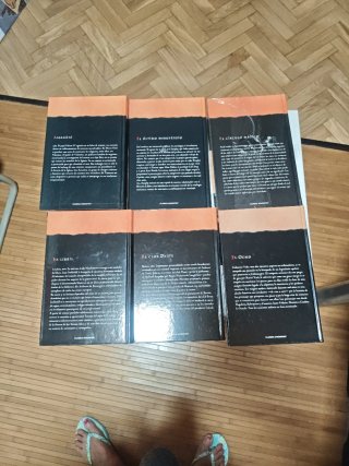 Lote de 6 novelas de misterio histórico