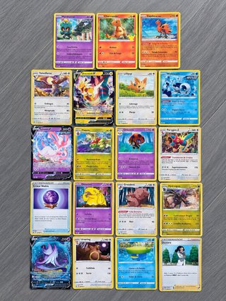 LOTE 59 CARTAS POKÉMON TCG V / VMAX / GX