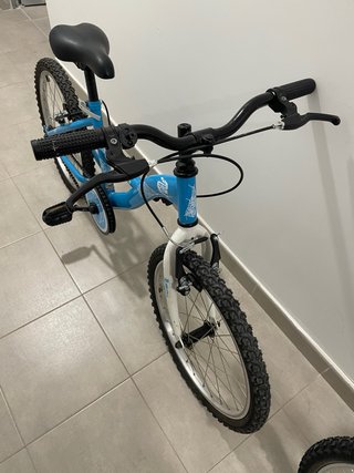 Bicicleta infantil azul 20 pulgadas