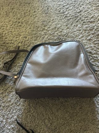 Bolso de cuero artesanal multicolor