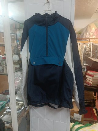 Cortavientos Primark Azul, Blanco y negro