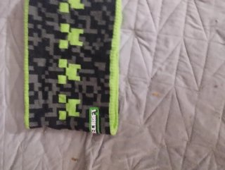 Braga cuello niño Minecraft gruesa