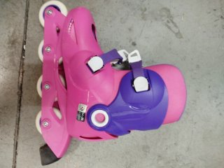 Patines Oxelo Ajustables Niños Rosa/Morado