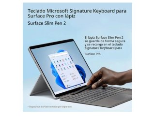 Teclado Microsoft Surface Gris + Lápiz