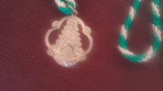 2 Medallas Virgen del Rocío