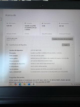 Portátil Lenovo ideapad 700-15ISK