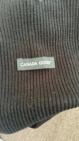Gorro lana Canada Goose negro