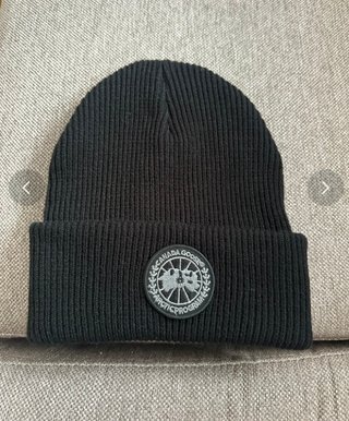 Gorro lana Canada Goose negro