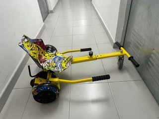 Hoverboard Kart Amarillo Bateria nueva