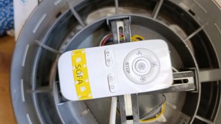 Lámpara Ventilador Moderna
