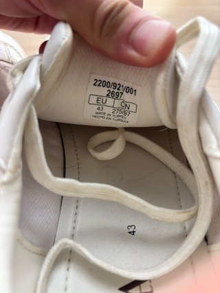 Zapatillas Zara Hombre Talla 43 Blancas