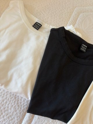 Lote 4 Camisetas SHEIN Básicas Nuevas sin estrenar