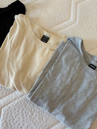 Lote 4 Camisetas SHEIN Básicas Nuevas sin estrenar