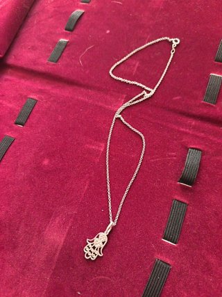 Collar Mano de Fátima Plata 925