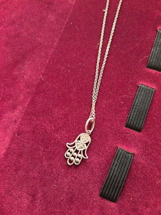 Collar Mano de Fátima Plata 925